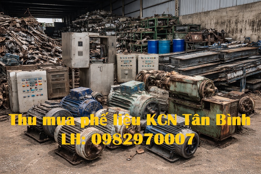Thu mua máy móc cũ thanh lý tại KCN Tân Bình