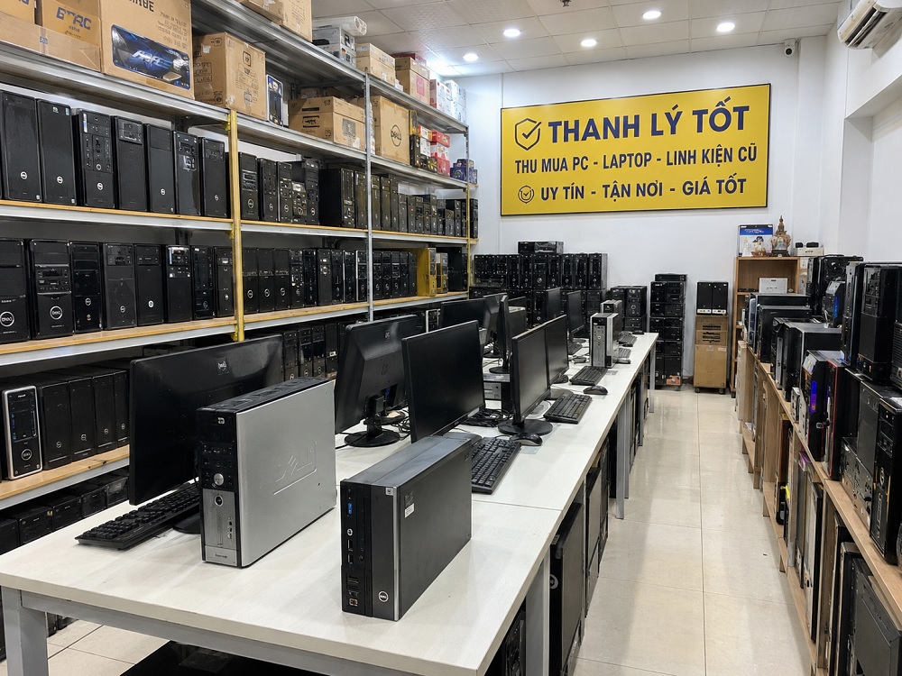Hình ảnh cửa hàng thu mua máy tính PC cũ thực tế tại THANH LÝ TỐT