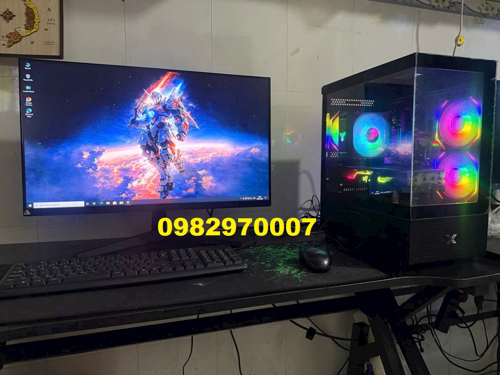 Ảnh thu mua bộ PC gaming cũ tại nhà khách hàng