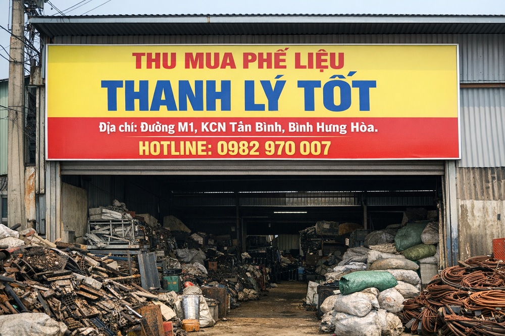 Thu mua phế liệu KCN Tân Bình tại kho THANH LÝ TỐT