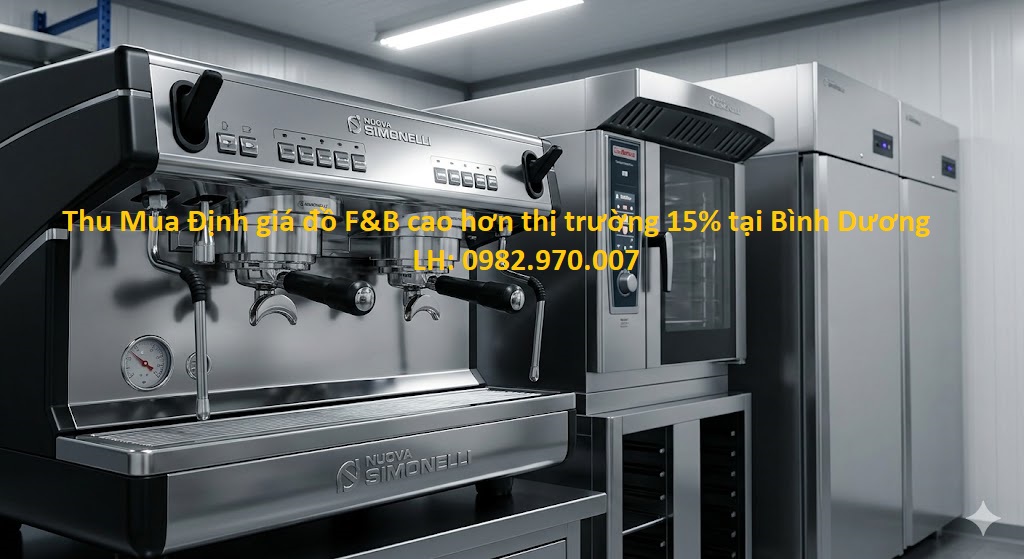 Hình ảnh thu mua thiết bị nhà hàng quán cafe tại Bình Dương