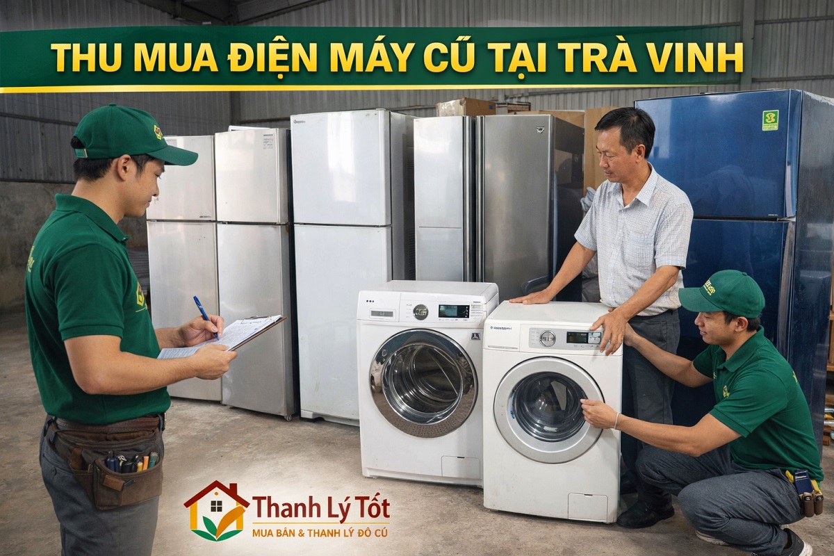 thu mua điện máy cũ tại trà vinh