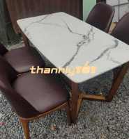Thanh Lý Bộ Bàn Ăn Mặt Đá 4 Ghế Giá Rẻ Tại TPHCM