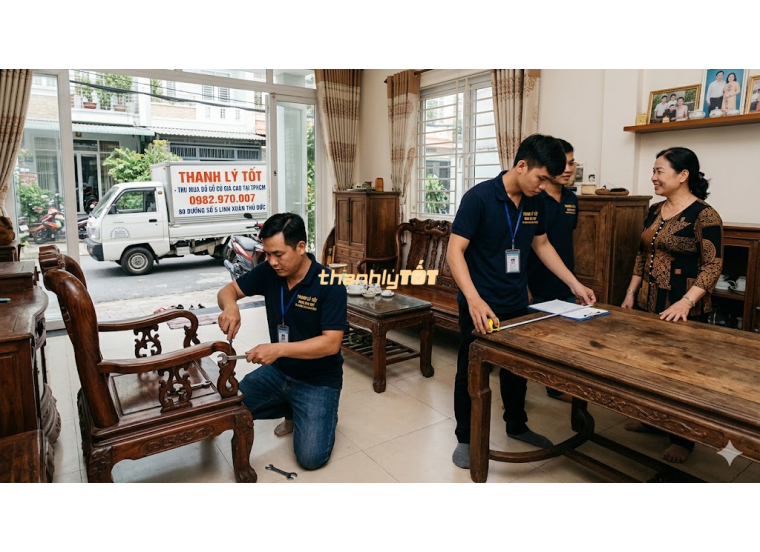 Mua Đồ Gỗ Cũ Giá Cao Tại TPHCM – Thu Mua Nhanh, Hỗ Trợ Tận Nơi