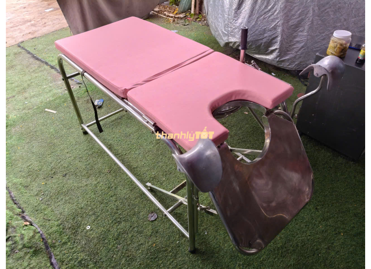 Thanh lý bàn khám sản phụ khoa inox sus 201 giá rẻ