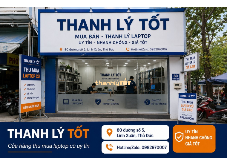 Bảng Giá Thu Mua Laptop Cũ Mới Nhất – Định Giá Nhanh, Giá Cao