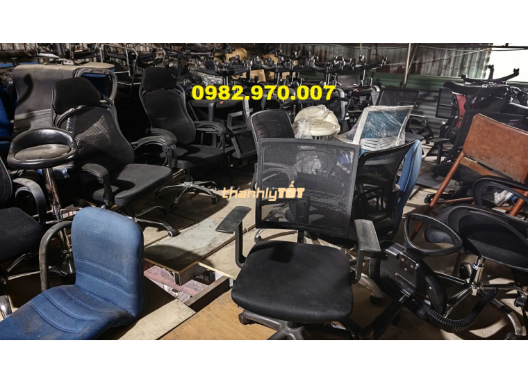 Bán ghế văn phòng cũ giá rẻ TPHCM– Hàng thanh lý chất lượng