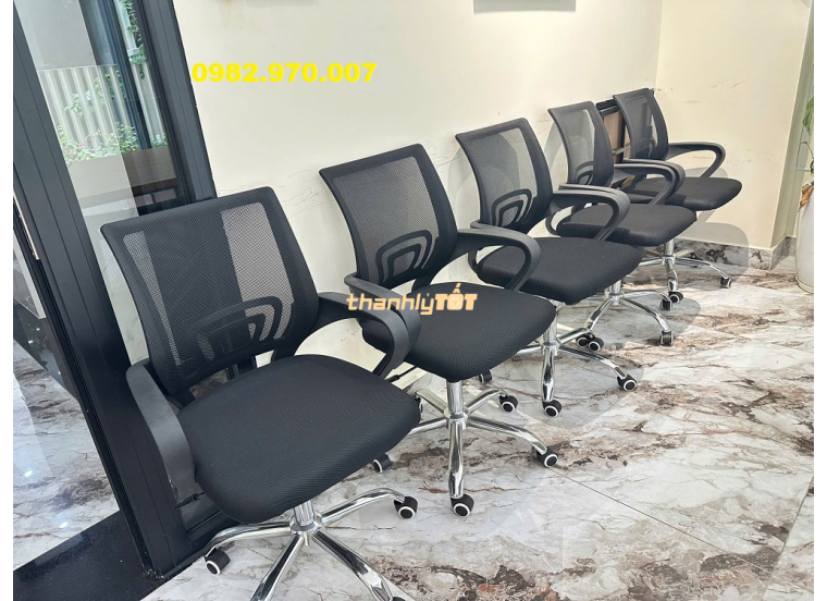 Bán ghế văn phòng cũ giá rẻ TPHCM– Hàng thanh lý chất lượng