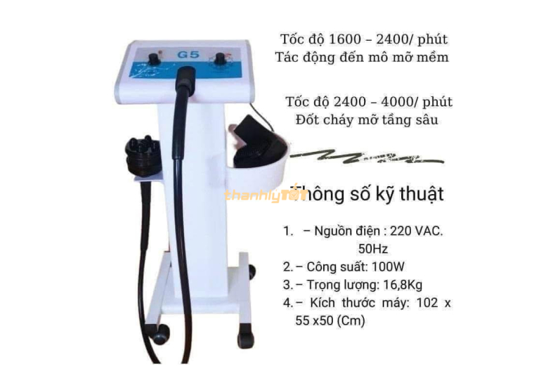 Máy Giảm Béo G5 Thanh Lý Giá Rẻ Chất Lượng Tại TPHCM