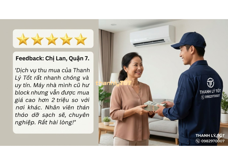 Bảng Giá Thu Mua Máy Lạnh Cũ TPHCM 2026: Cao Nhất, Uy Tín