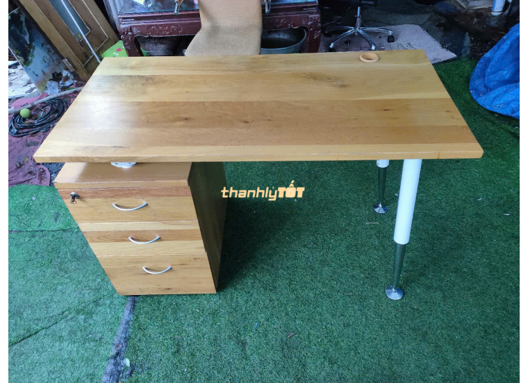 Thanh Lý Bàn Làm Việc Gỗ Sồi Giá Rẻ Tại TPHCM