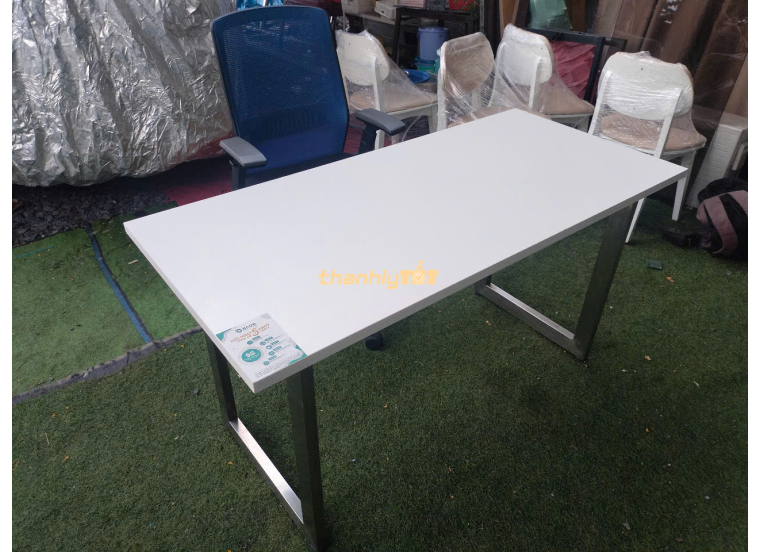 Bàn Văn Phòng Chân Sắt Thanh Lý 1m4x65 Giá Rẻ 