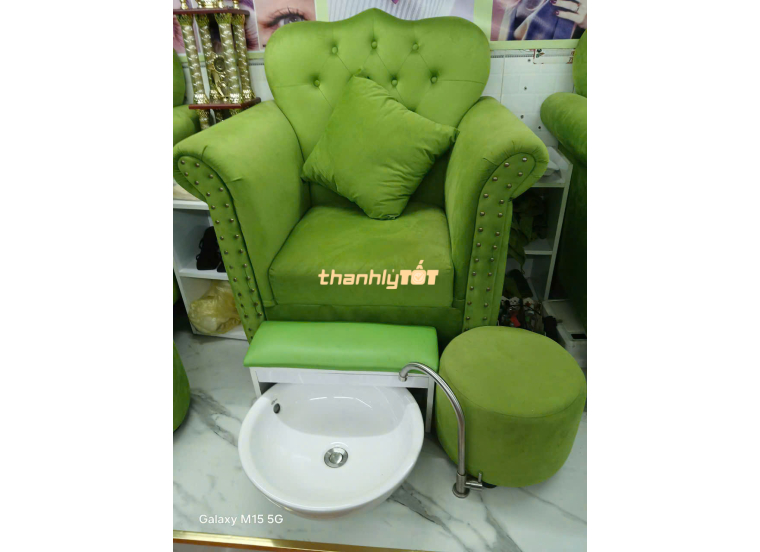 Ghế làm nail thanh lý giá rẻ tphcm, đẹp như mới, giá cực hời!