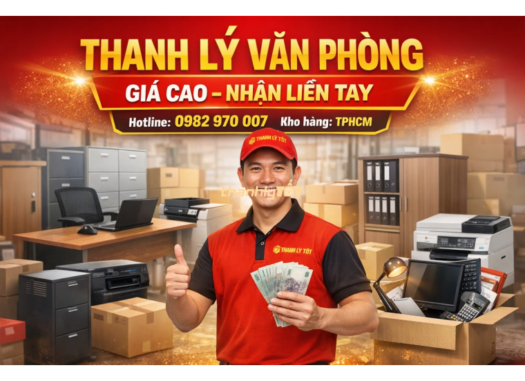 Thu Mua Thanh Lý Văn Phòng Tận Nơi, Giá Cao, Nhanh Gọn